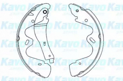 KAVO PARTS kbs7418 -  Комплект тормозных колодок